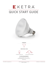 Ketra S38 Par 38 Lamp 10 Degrees Quick start guide