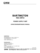 Bartington MAG-03PSU Operation & Maintenance Manual