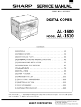 Sharp AL-1600 User manual