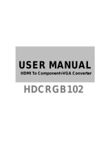 Sinovision HDCRGB102 User manual