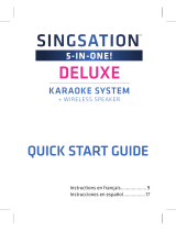 Singsation SPKA15 Quick start guide