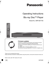 Panasonic DMP-BDT700 Operating Instructions Manual