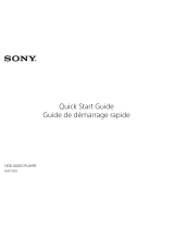 Sony HAP-Z1ES Quick start guide
