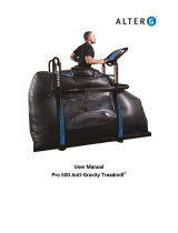 AlterG Pro 500 Anti-Gravity Treadmill User manual