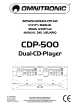 Omnitronic CDP-500 User manual