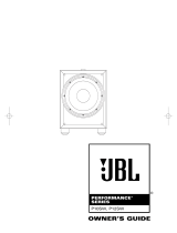 JBL PERFORMANCE P10SW Owner's manual