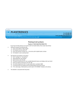 Plantronics EXPLORER 340 - PAIRING Operating instructions