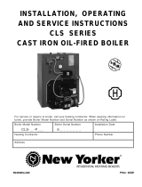 New Yorker CLS-5 Installation, Operating And Service Instructions