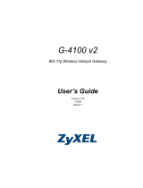 ZyXEL Communications G-4100 v2 User manual