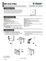 Visonic RP-610 PG2 - Installation guide
