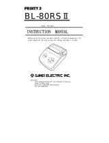 SANEI ELECTRIC Printy 3 BL-80RS II User manual