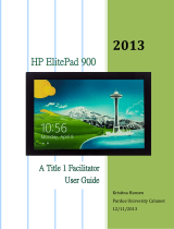 HP ElitePad 900 User manual