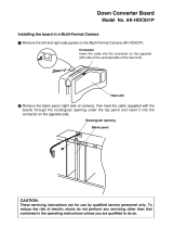 Panasonic AK-HDC931 Install Manual