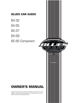 Blues car audio BX-52 Owner's manual