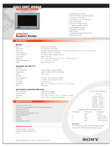 Sony XVM-H65 - Monitor User manual