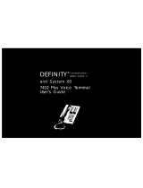 Avaya definity 7410 plus User manual