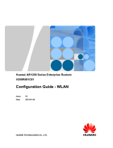 Huawei AR1200 Series Configuration Manual - Wlan