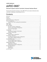 National Instruments sbRIO-9687 User manual