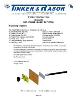 Tinker&Rasor M/2 Product Instructions