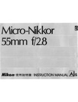 Nikon AI-S Micro-Nikkor 55mm f/2.8 User manual
