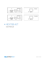 Bluestream HEX70B-RX User manual