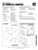 JBL Project K2 S9800 Technical Manual