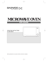 Daewoo KOR-1N1A9A Operating Instructions & Cook Book