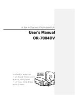 Orion Technology OR-7004DV User manual