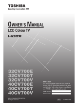 Toshiba 32CV700V Owner's manual
