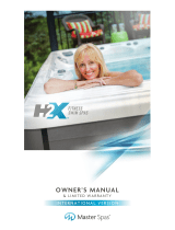 Master Spas INT H2X THERAPOOL SE Owner's manual