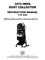 National Flooring Equipment 3474 HEPA User manual