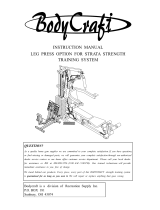 BodyCraft Option User manual