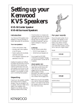 Kenwood KVS-60 User manual