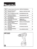 Makita HP332D User manual