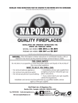 Napoleon Fireplaces GDS 28-P User manual