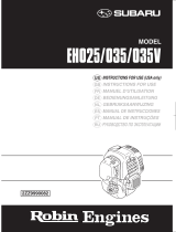 Subaru EH035V Instructions For Use Manual