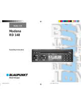 Blaupunkt MODENA RD 148 Operating Instructions Manual