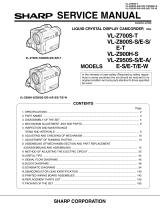 Sharp ViewcamZ VL-Z700S-T User manual
