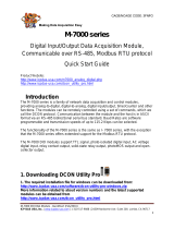 ICP DAS USA M-7000 series Quick start guide