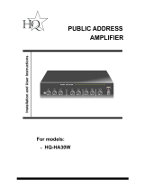 HQ HQ-HA30W Specification