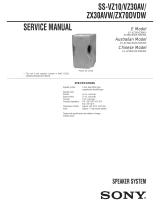 Sony VZ30AV User manual