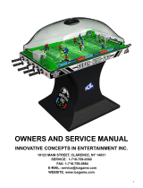 Innovative Concepts in Entertainment Super Kixx Pro Owner's And Service Manual