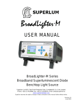 superlum BroadLighter-M Series User manual