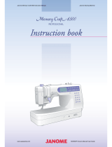 JANOME Memory Craft 6500 Instruction book