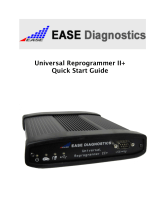 EASE Diagnostics Universal Reprogrammer II+ Quick start guide