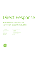 GE Brand Expression Guidelines Direct Response
