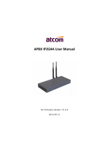 ATCOM APBX IP2G4A User manual