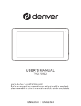Denver TAQ-70332 User manual