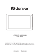 Denver TAQ-10285 User manual