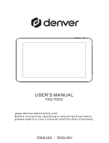 Denver TAQ-70333 User manual